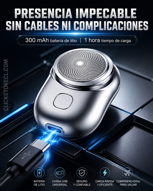 Mini Afeitadora Portatil Recargable