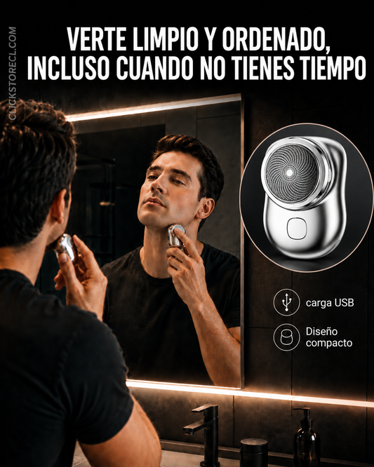 Mini Afeitadora Portatil Recargable