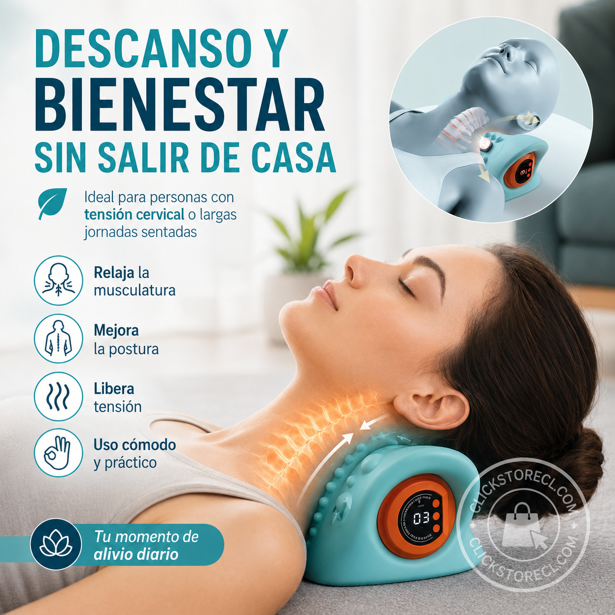 X - FLP - MASAJEADOR CUELLO PROFESIONAL